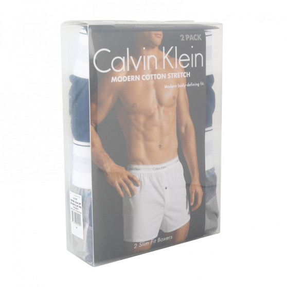2PACK szorty męskie Calvin Klein wielokolorowe (NB1396A-JVP)