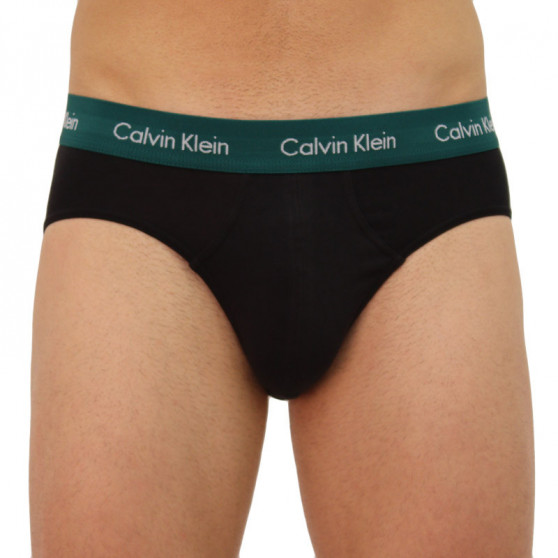3PACK slipy męskie Calvin Klein czarny (U2661G-M9F)