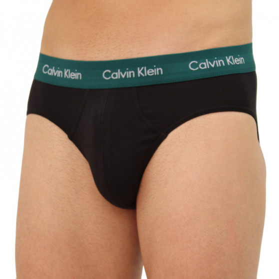 3PACK slipy męskie Calvin Klein czarny (U2661G-M9F)