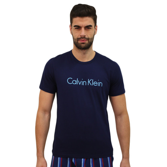 T-shirt męski Calvin Klein granatowy (NM1129E-DYC)