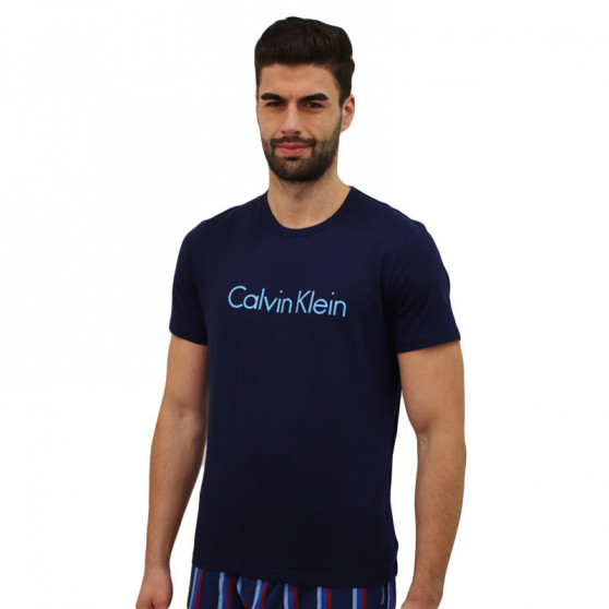 T-shirt męski Calvin Klein granatowy (NM1129E-DYC)