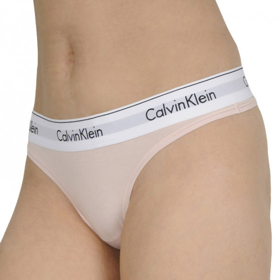 Stringi damskie Calvin Klein różowe (F3786E-2NT)