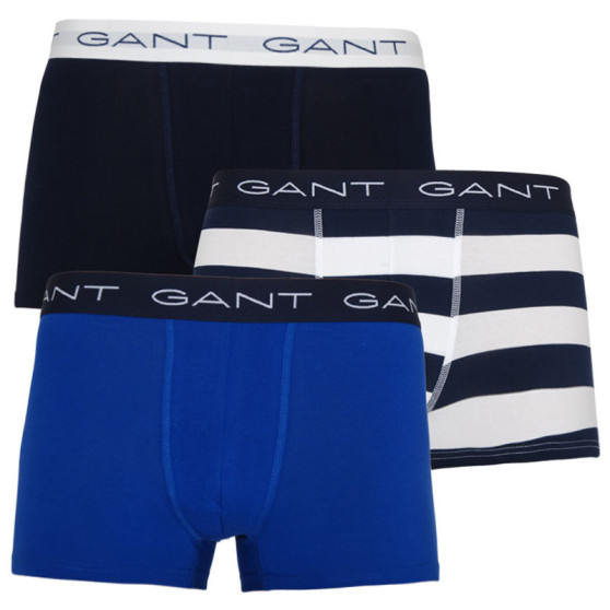 3PACK bokserki męskie Gant niebieski (902113013-409)