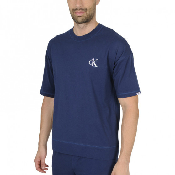 T-shirt męski CK ONE niebieski (NM1793E-C5F)