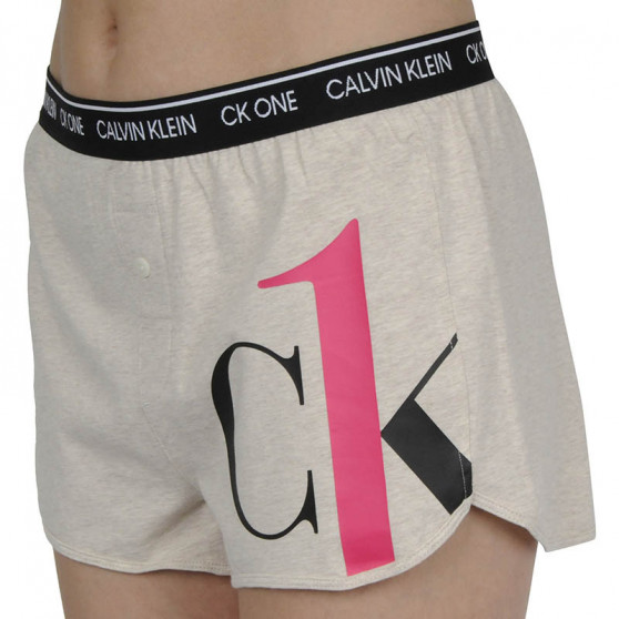 Piżama damska CK ONE beżowa (QS6443E-GGE)