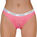 Damskie figi brazylijskie Calvin Klein różowe (QD3859E-THV)