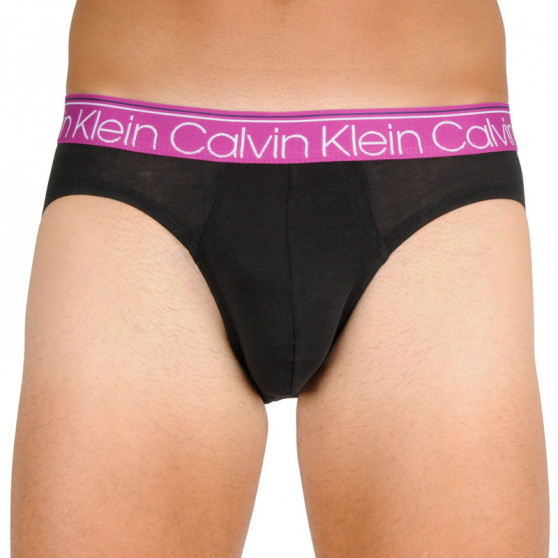 3PACK slipy męskie Calvin Klein czarny (NB2415A-T6D)