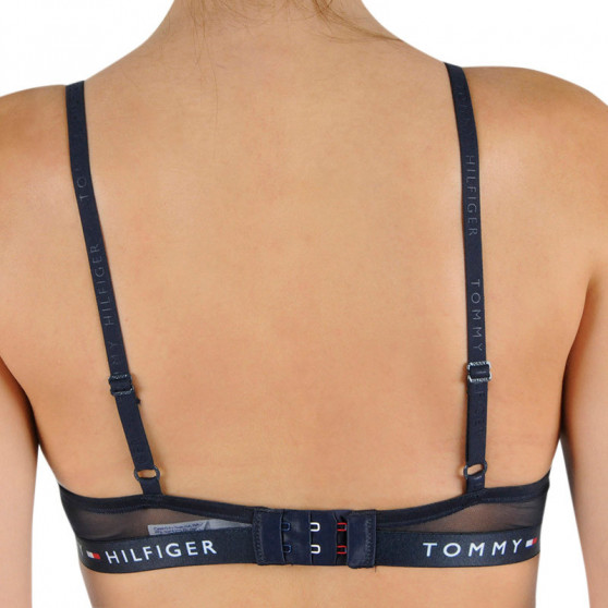 Biustonosz damski Tommy Hilfiger wzmocniony fiszbinami ciemnoniebieski (UW0UW00045 416)