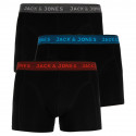 3PACK bokserki męskie Jack and Jones czarny (12127816 - asphalt)