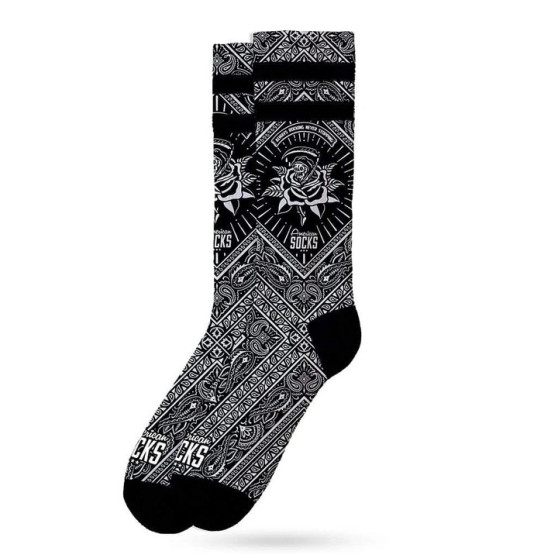 Skarpetki American Socks Bandana Black (AS134)