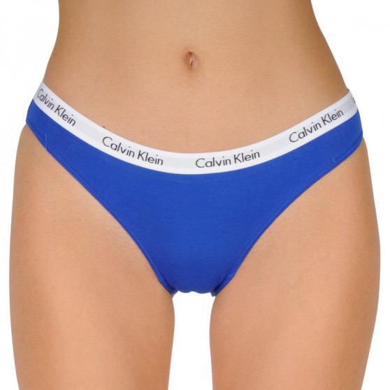 3PACK majtki damskie Calvin Klein ponadwymiarowy wielokolorowe (QD3801E-W5N)