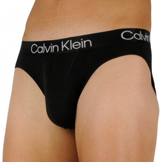 3PACK slipy męskie Calvin Klein czarny (NB2969A-7VI)