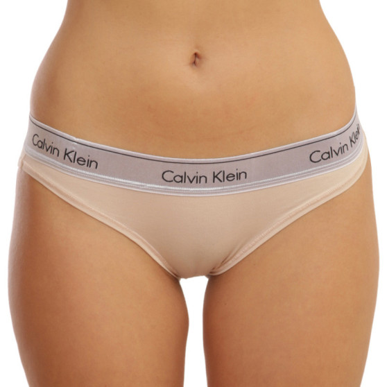 Majtki damskie Calvin Klein beżowy (QF6133E-VJS)