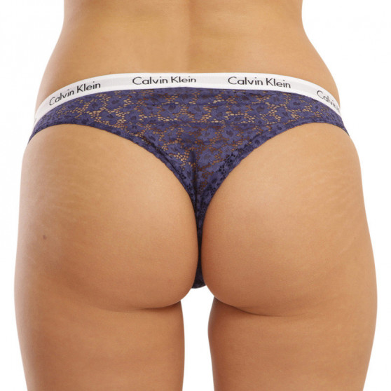 3PACK Damskie figi brazylijskie Calvin Klein wielokolorowe (QD3925E-W5G)