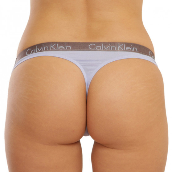 3PACK stringi damskie Calvin Klein wielokolorowe (QD3560E-W4Y)