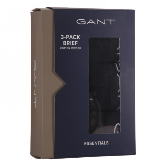 3PACK slipy męskie Gant czarny (900003001-005)