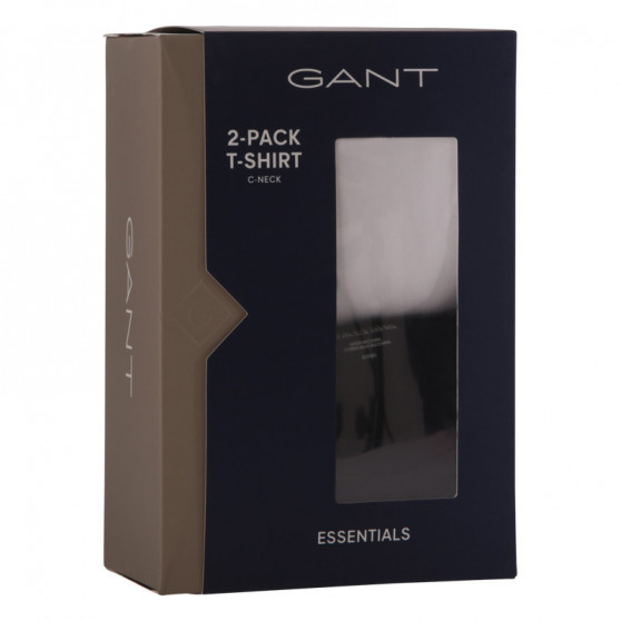 2PACK koszulka męska Gant czarny/biały (901002108-111)