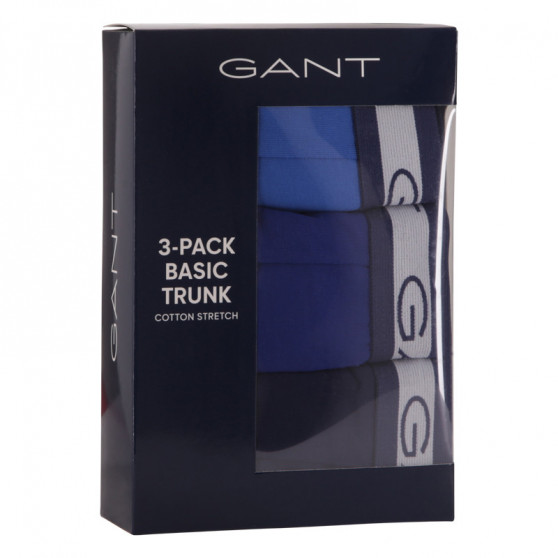 3PACK bokserki męskie Gant niebieski (902033153-405)