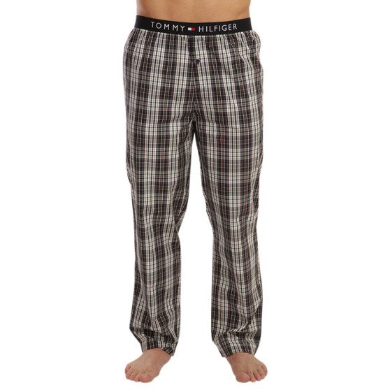 Męskie spodnie do spania Tommy Hilfiger wielokolorowe (UM0UM01920 0KB)