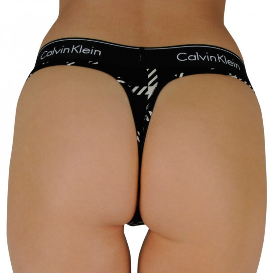 Stringi damskie Calvin Klein czarny (QF6861E-VG8)