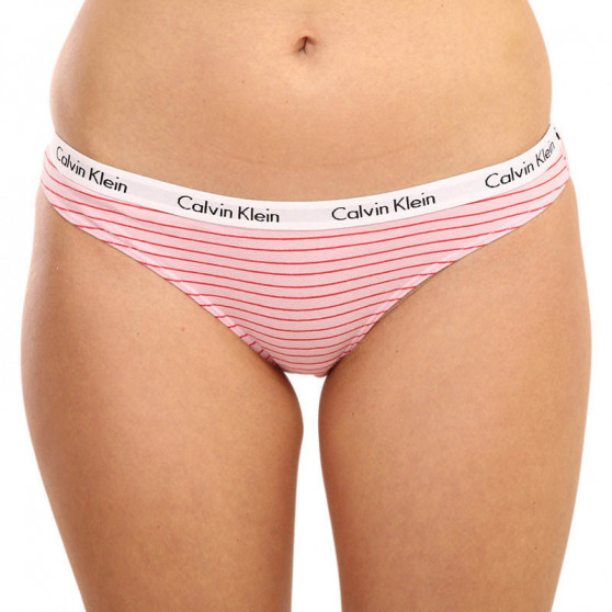 3PACK majtki damskie Calvin Klein ponadwymiarowy wielokolorowe (QD3801E-W5A)