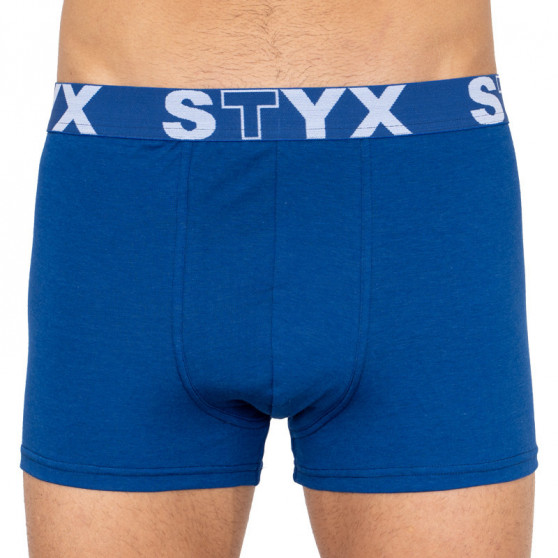 3PACK bokserki męskie Styx sportowe elastyczne oversize wielokolorowe (R9686961)