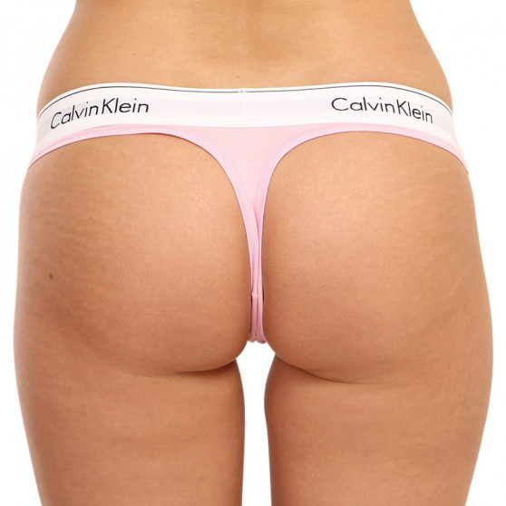 Stringi damskie Calvin Klein różowe (F3786E-TOE)