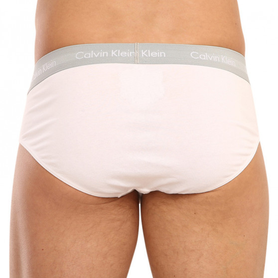 3PACK slipy męskie Calvin Klein biały (U2661G-1TS)