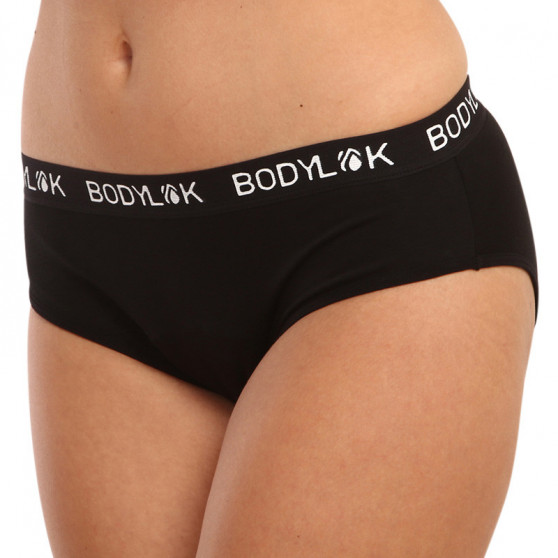 Damskie Bodylok bambusowe majtki menstruacyjne czarne (BD2229)