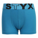 Bokserki dziecięce Styx sportowe elastyczne jasnoniebieskie (GJ969)
