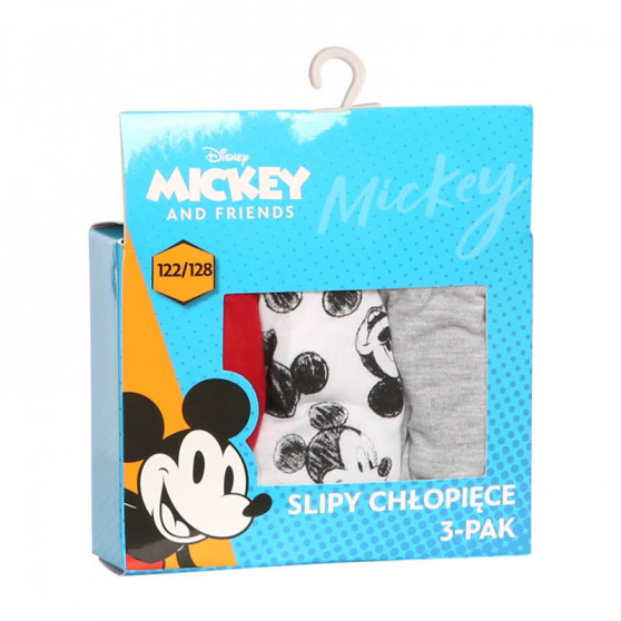 3PACK slipy chłopięce E plus M Mickey multicolour (MCK-A)