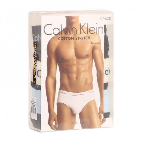 3PACK slipy męskie Calvin Klein czarny (U2661G-1UV)