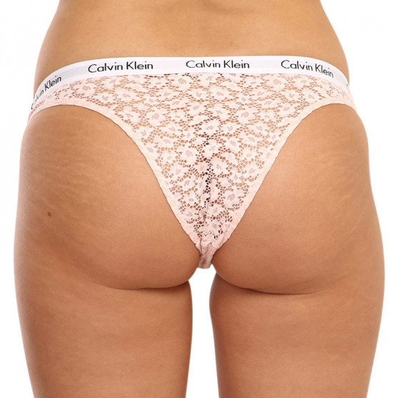 3PACK Damskie figi brazylijskie Calvin Klein wielokolorowe (QD3925E-24X)