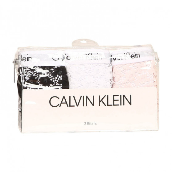 3PACK majtki damskie Calvin Klein wielokolorowe (QD3926E-24X)