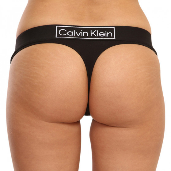Stringi damskie Calvin Klein czarny (QF6774E-UB1)