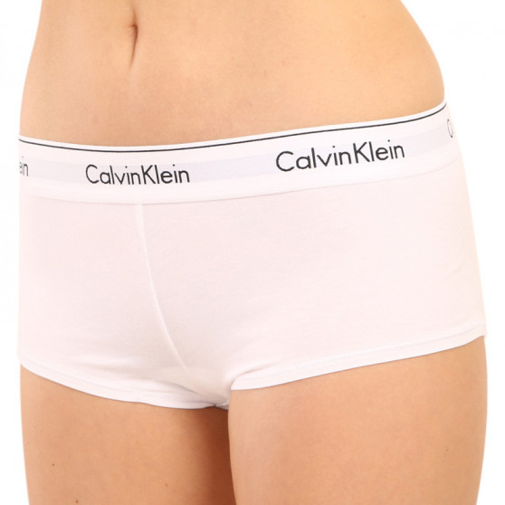 Majtki damskie Calvin Klein boyshort white (F3788E-100)