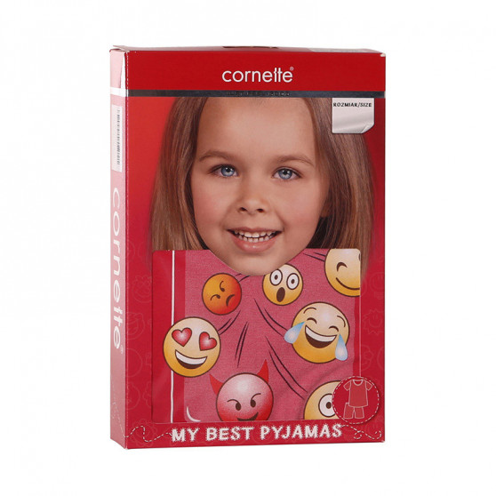 Piżama dla dziewczynek Cornette emoji (787/64)