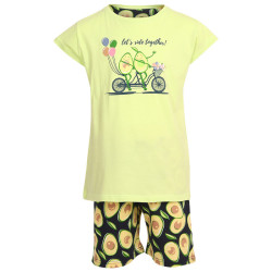 Piżama dziewczęca Cornette avocado (787/77)