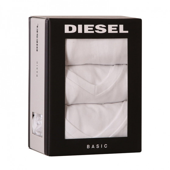 3PACK t-shirt męski Diesel biały (00SHGU-0QAZY-100)