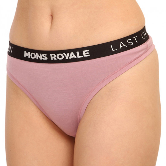 Stringi damskie Mons Royale merino różowe (100311-1015-393)