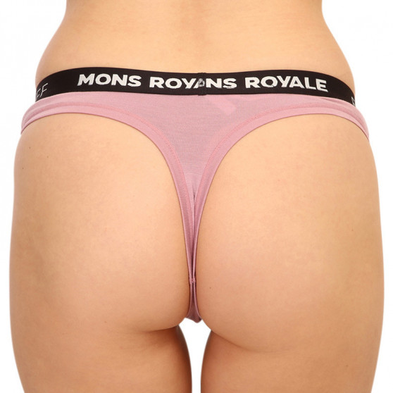 Stringi damskie Mons Royale merino różowe (100311-1015-393)