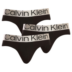 3PACK slipy męskie Calvin Klein czarny (NB3129A-7V1)