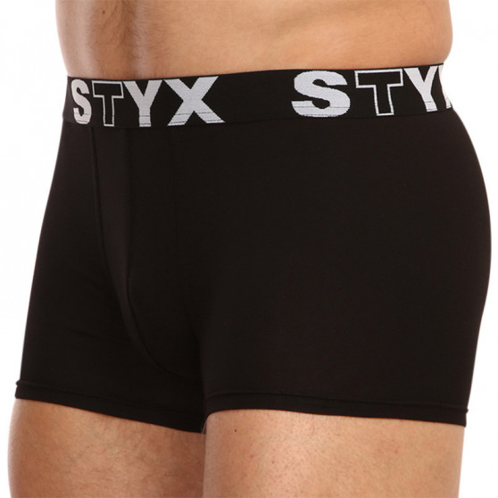 3PACK bokserki męskie Styx sportowe elastyczne czarne (G9606060)