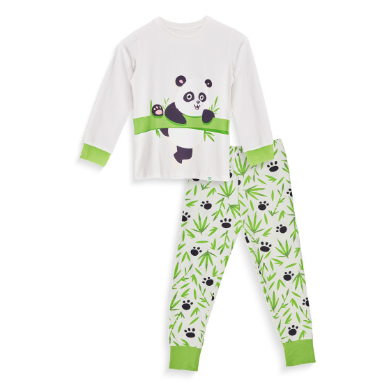 Wesoła piżama dziecięca Dedoles Panda i bambus (D-K-SW-KP-C-C-1443)
