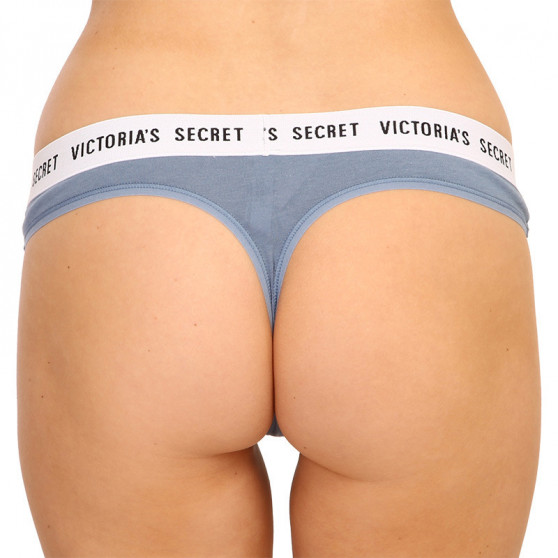 Stringi damskie Victoria's Secret niebieski (ST 11125284 CC 3JSD)