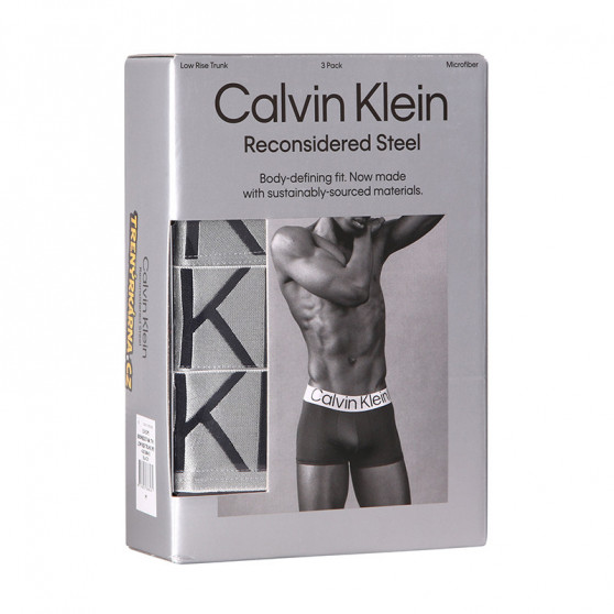 3PACK bokserki męskie Calvin Klein czarny (NB3074A-7V1)