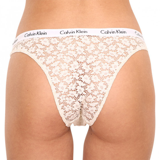 3PACK Damskie figi brazylijskie Calvin Klein wielokolorowe (QD3925E-143)