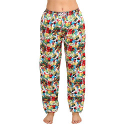 Damskie spodnie do spania Styx emoji (DKD954)