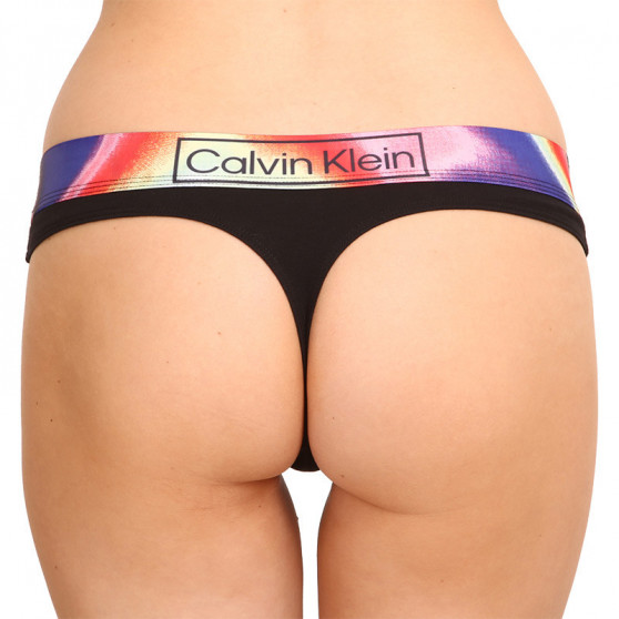 Stringi damskie Calvin Klein czarny (QF6857E-UB1)