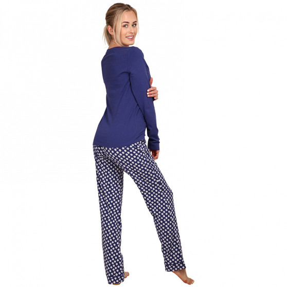 Piżama damska Calvin Klein niebieski (QS6141E-W7D)